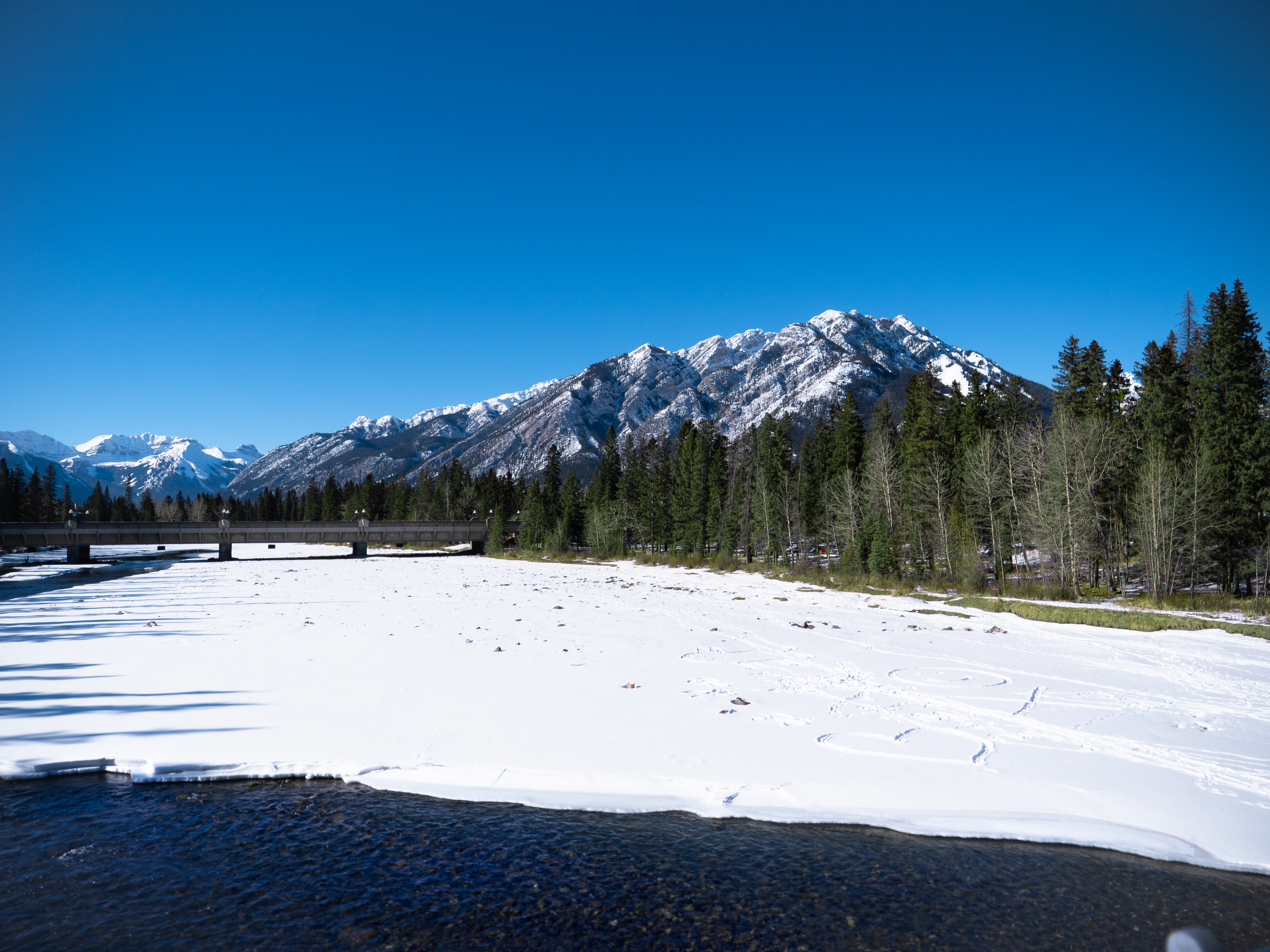 Banff Bridge Landscape